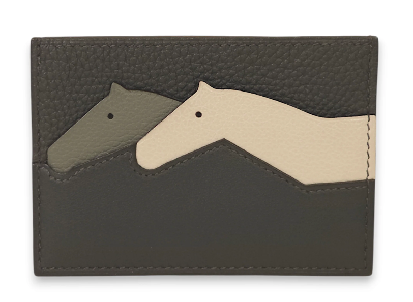 High-end Nile crocodile leather short clip high-end genuine leather wallet blue tear color wallet
