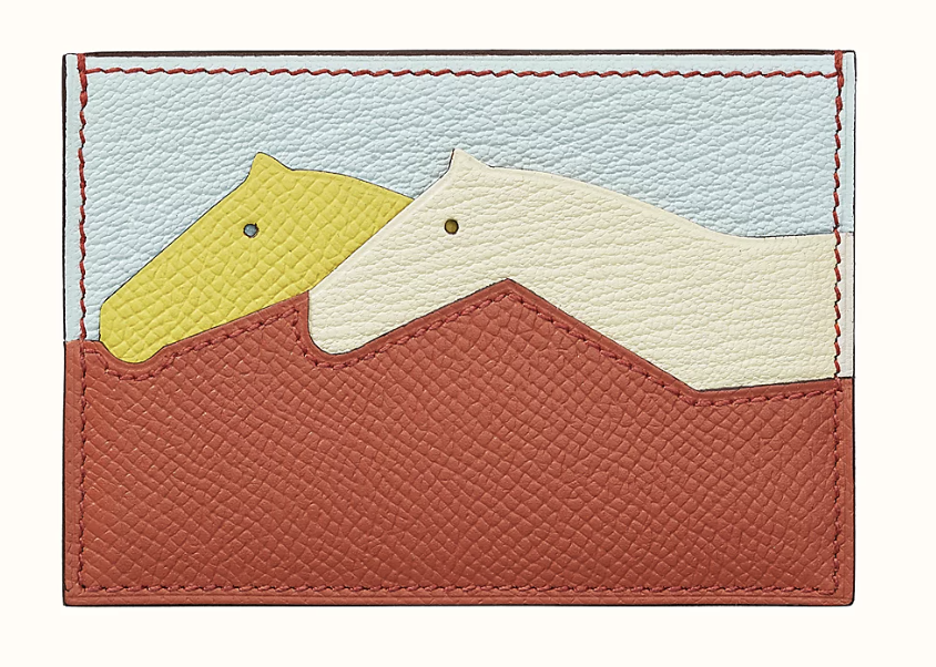 High-end Nile crocodile leather short clip high-end genuine leather wallet blue tear color wallet