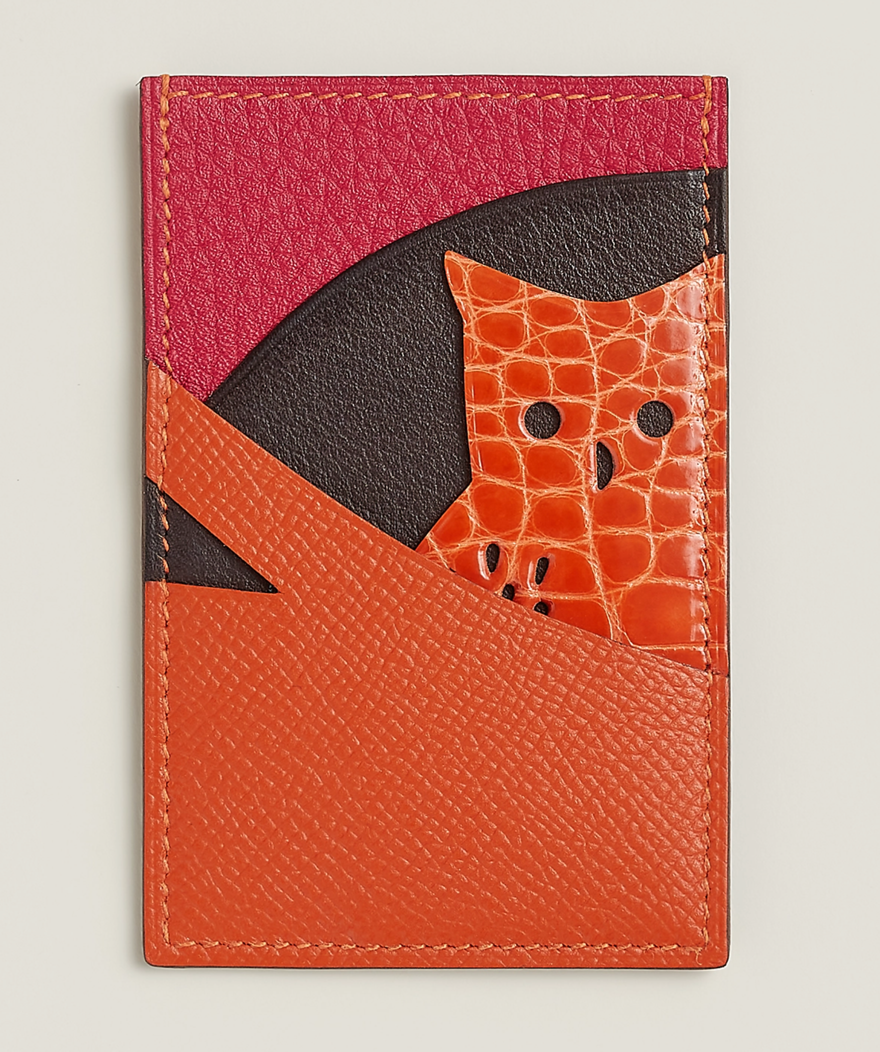 High-end Nile crocodile leather short clip high-end genuine leather wallet blue tear color wallet