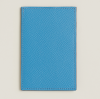 High-end Nile crocodile leather short clip high-end genuine leather wallet blue tear color wallet