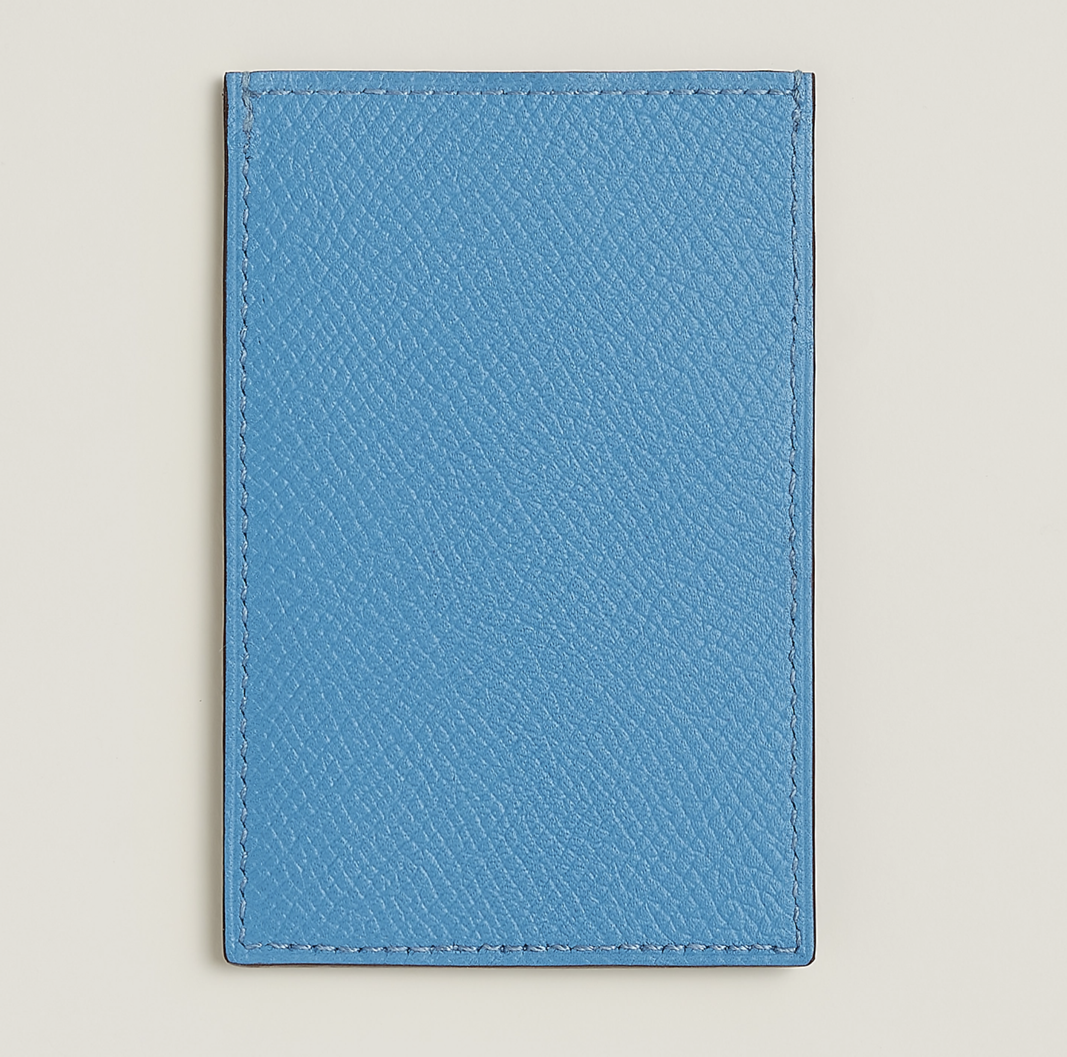 High-end Nile crocodile leather short clip high-end genuine leather wallet blue tear color wallet