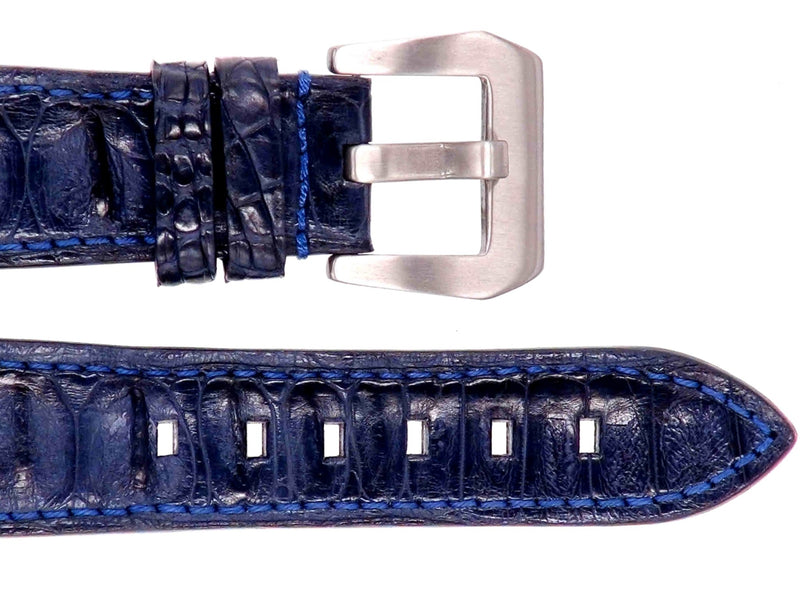 【FOBO 凱門鱷魚皮錶帶 watch strap】奢華質感,彰顯品味