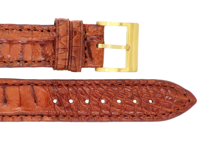 watch strap【FOBO 凱門鱷魚皮錶帶】奢華質感,彰顯品味