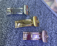 watch strap [FOBO Caiman crocodile leather strap] luxurious texture, showing taste