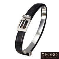 給爸爸的頂級溫柔：FOBO 超長訂製鱷魚皮帶，自動扣皮帶的奢華首選