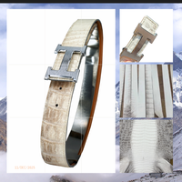 喜馬拉雅尼羅鱷魚皮帶 - Himalaya原色皮帶，奢華與藝術的結晶