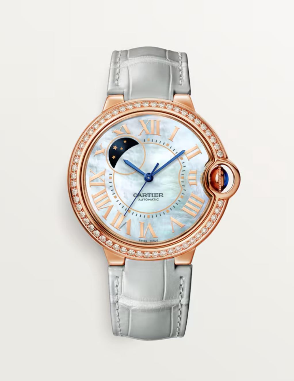 【Bespoke 頂級訂製】卡地亞藍氣球代用鱷魚皮錶帶｜Ballon Bleu Cartier 手工替換錶帶