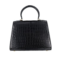 Women's Bags Nile Crocodile Leather Stewardess Bag Onyx Stone Polished Sapphire Constance Bag