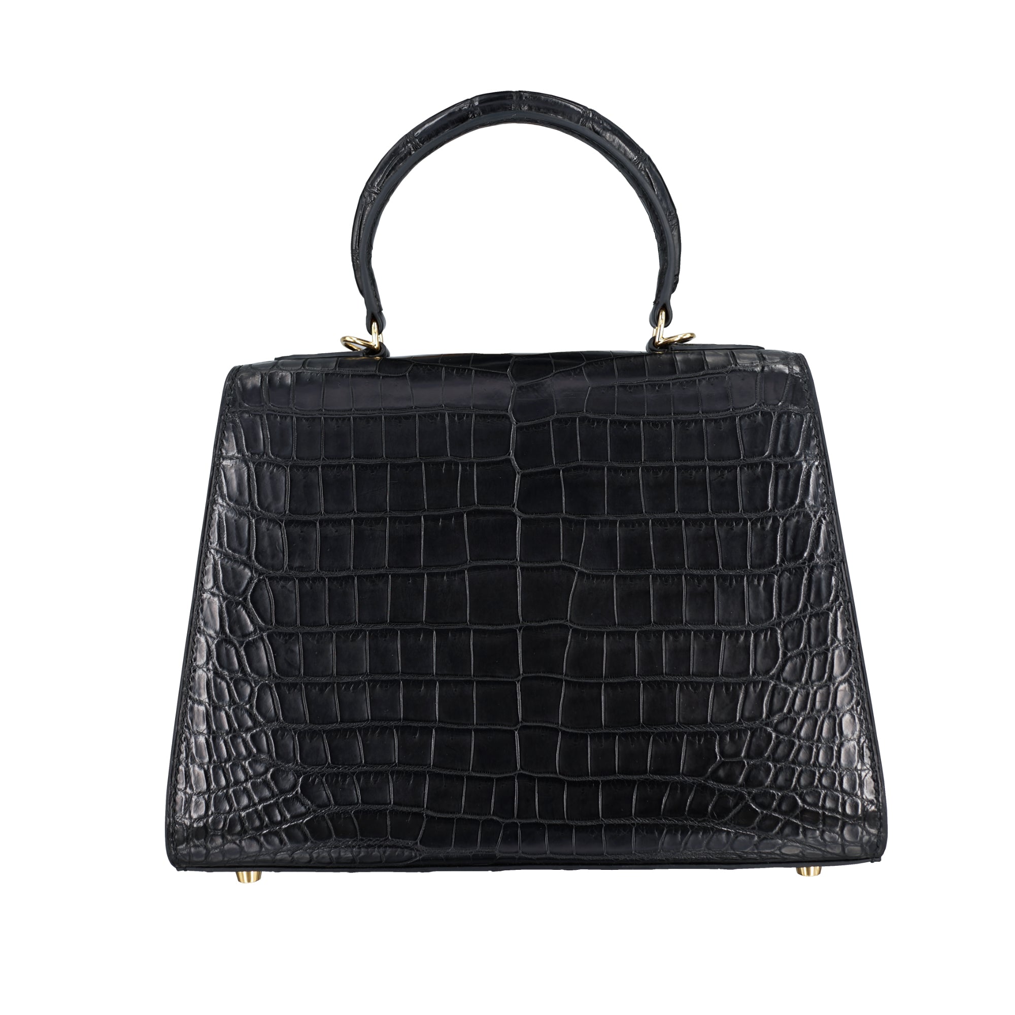 Women's Bags Nile Crocodile Leather Stewardess Bag Onyx Stone Polished Sapphire Constance Bag
