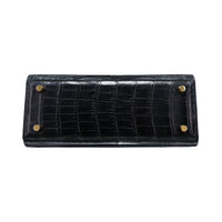 Women's Bags Nile Crocodile Leather Stewardess Bag Onyx Stone Polished Sapphire Constance Bag