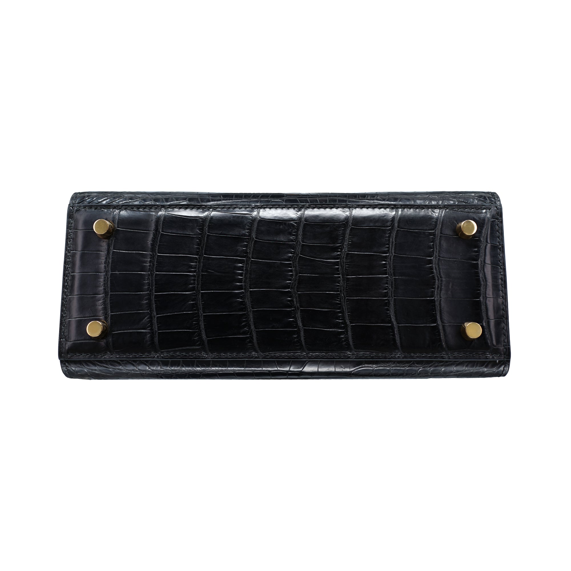 Women's Bags Nile Crocodile Leather Stewardess Bag Onyx Stone Polished Sapphire Constance Bag