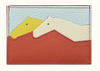 High-end Nile crocodile leather short clip high-end genuine leather wallet blue tear color wallet
