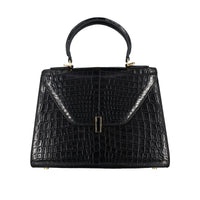 Women's Bags Nile Crocodile Leather Stewardess Bag Onyx Stone Polished Sapphire Constance Bag