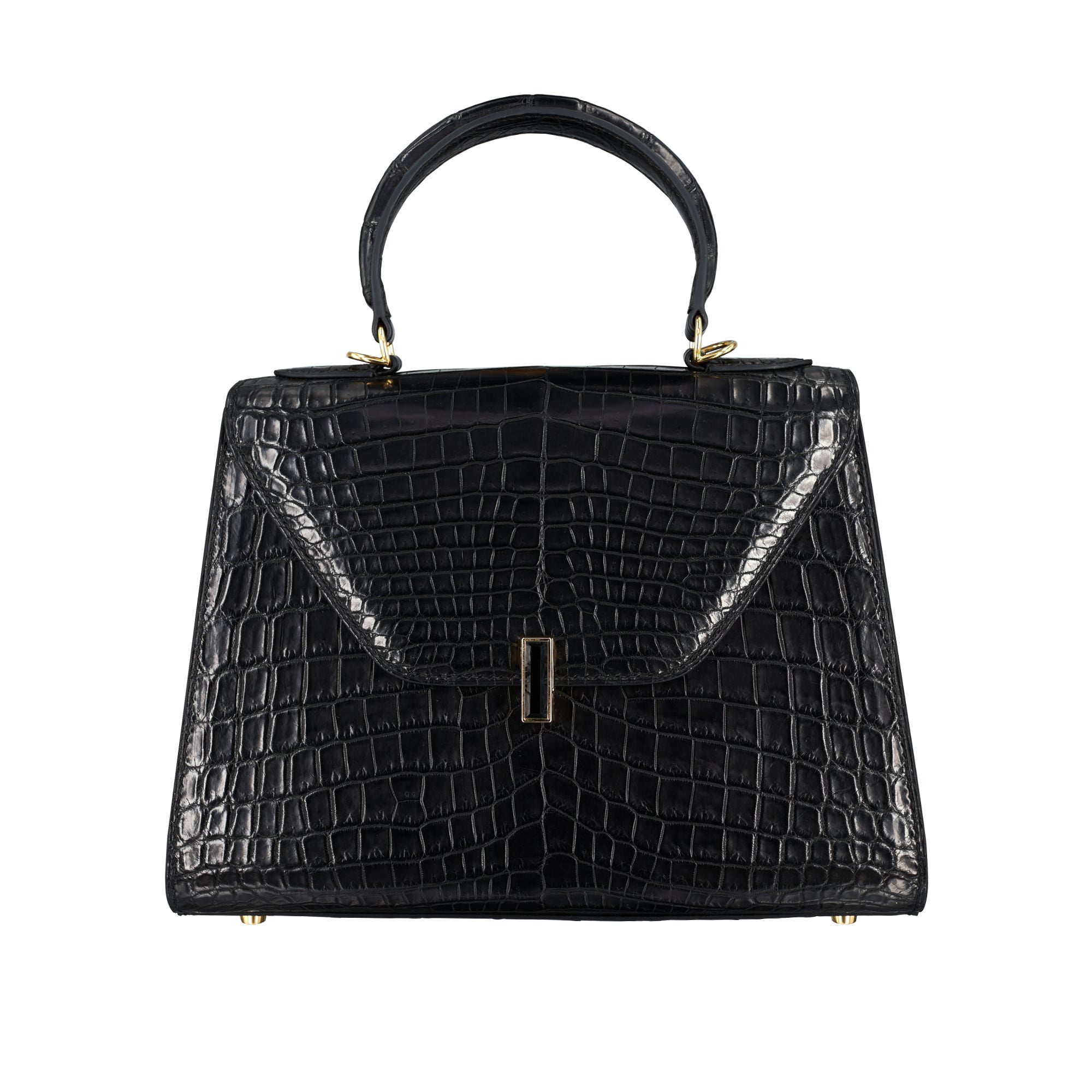 Women's Bags Nile Crocodile Leather Stewardess Bag Onyx Stone Polished Sapphire Constance Bag