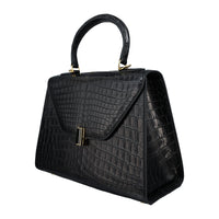 Women's Bags Nile Crocodile Leather Stewardess Bag Onyx Stone Polished Sapphire Constance Bag