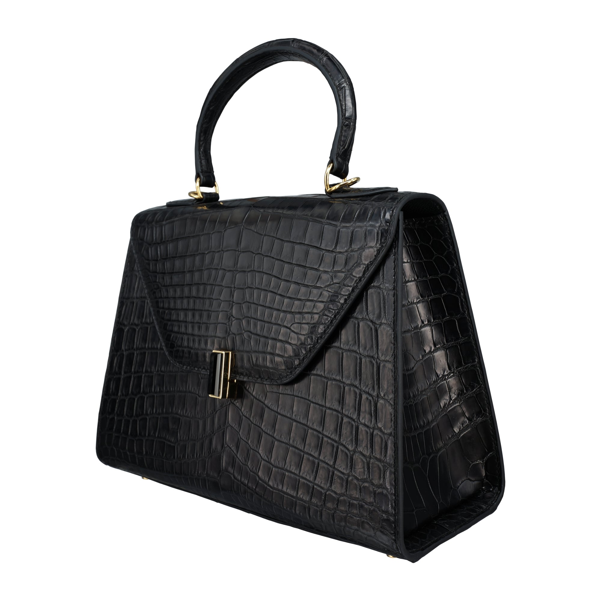 Women's Bags Nile Crocodile Leather Stewardess Bag Onyx Stone Polished Sapphire Constance Bag