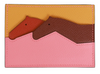 High-end Nile crocodile leather short clip high-end genuine leather wallet blue tear color wallet