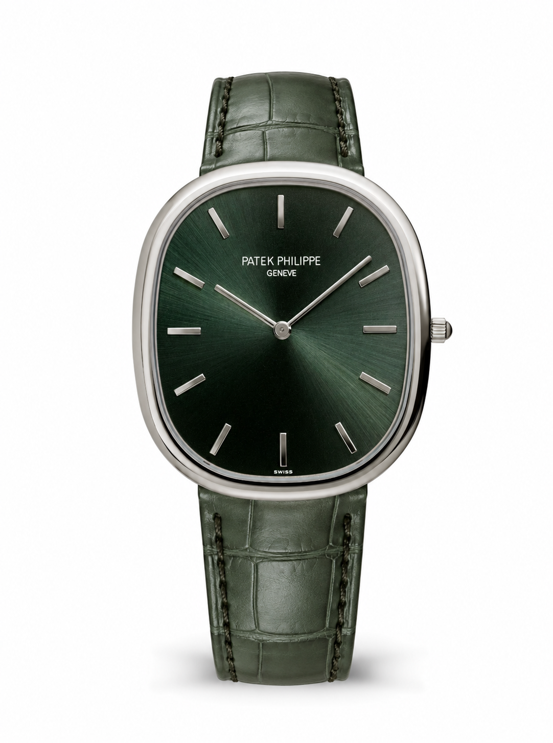【FOBO 職人訂製】Patek Philippe 百達翡麗 PP 代用錶帶｜ Golden Ellipse 頂級美洲鱷魚皮款