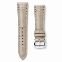 watch strap [FOBO Caiman crocodile leather strap] luxurious texture, showing taste