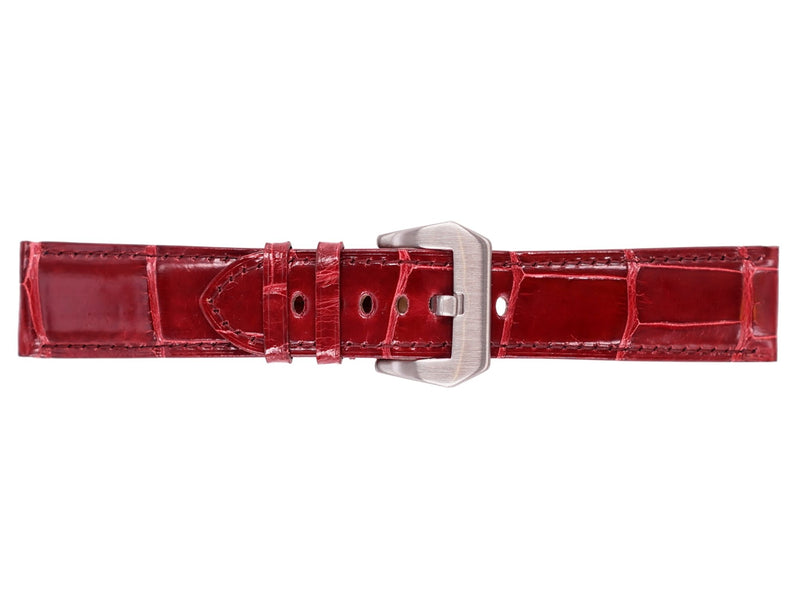 美洲鱷魚皮錶帶alligator watch strap