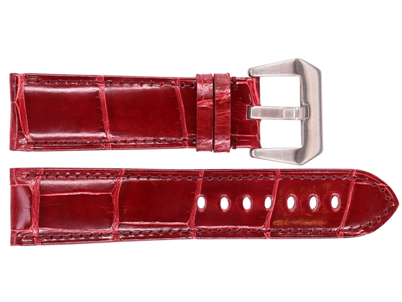 美洲鱷魚皮錶帶alligator watch strap