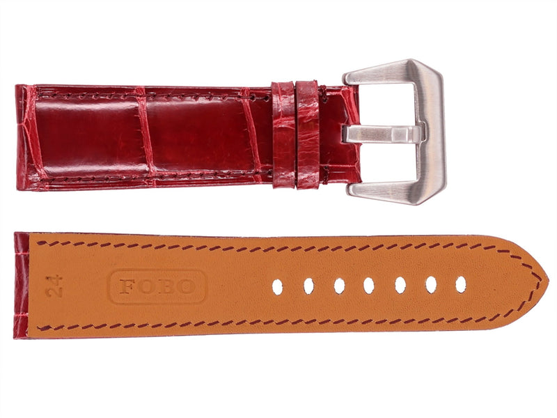 美洲鱷魚皮錶帶alligator watch strap