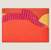 High-end Nile crocodile leather short clip high-end genuine leather wallet blue tear color wallet