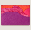 High-end Nile crocodile leather short clip high-end genuine leather wallet blue tear color wallet