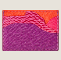 High-end Nile crocodile leather short clip high-end genuine leather wallet blue tear color wallet