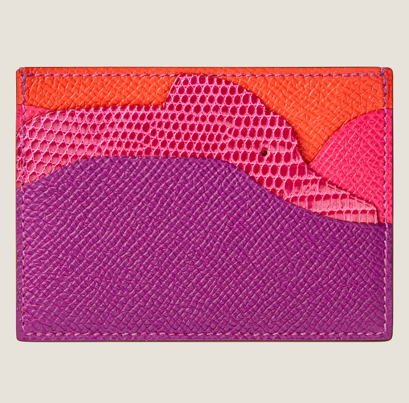 High-end Nile crocodile leather short clip high-end genuine leather wallet blue tear color wallet