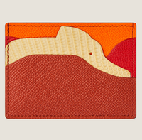 High-end Nile crocodile leather short clip high-end genuine leather wallet blue tear color wallet