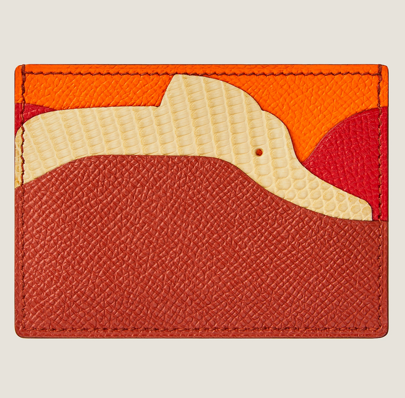 High-end Nile crocodile leather short clip high-end genuine leather wallet blue tear color wallet
