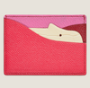 High-end Nile crocodile leather short clip high-end genuine leather wallet blue tear color wallet