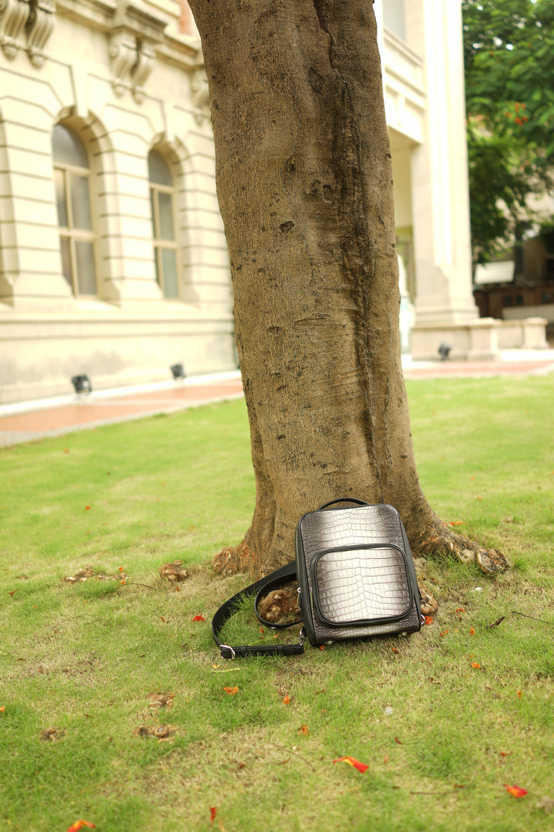 尼羅鱷魚皮雙色漸變背包 | 頂級靜奢 | 愛馬仕工藝 | FOBO