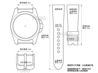 沛納海快拆錶帶 代用錶帶 鱷魚皮錶帶 panerai watchband