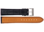 watch strap【FOBO 黑色鱷魚皮錶帶】典雅奢華，彰顯品味