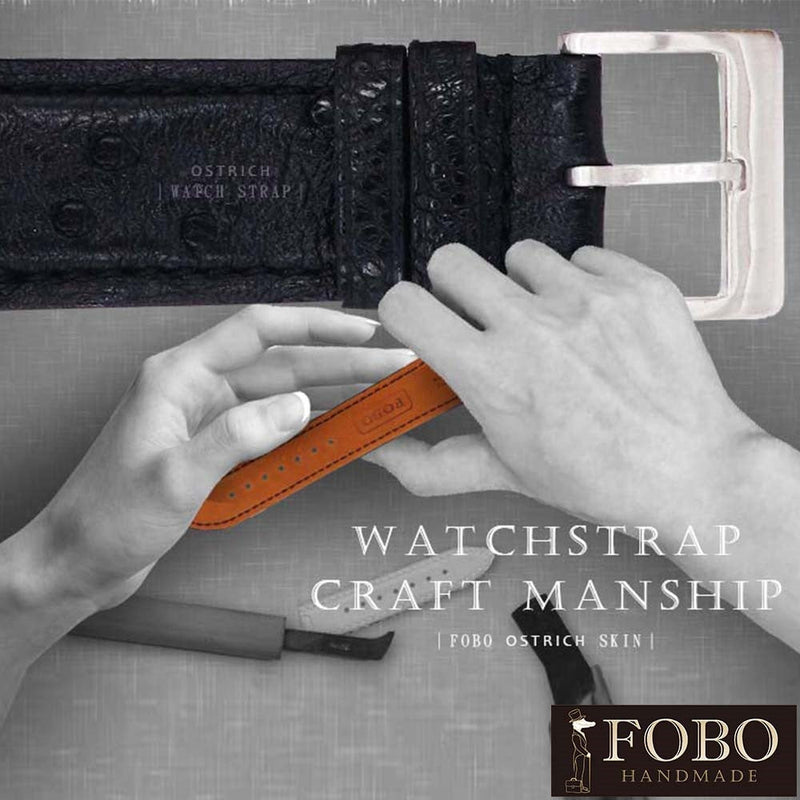 watch strap【FOBO 鴕鳥皮錶帶】歷經時光淬鍊，展現獨特風格