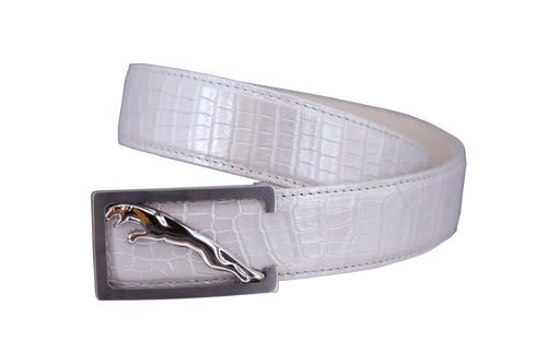 crocodile belt nile crocodile white color